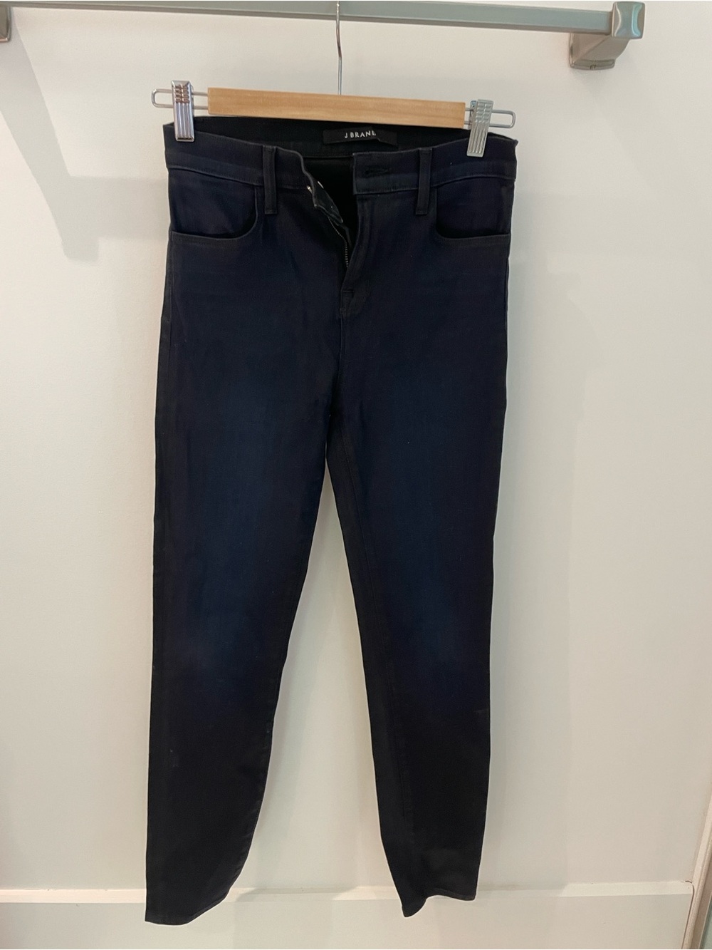 J Brand Blue Coated Denim